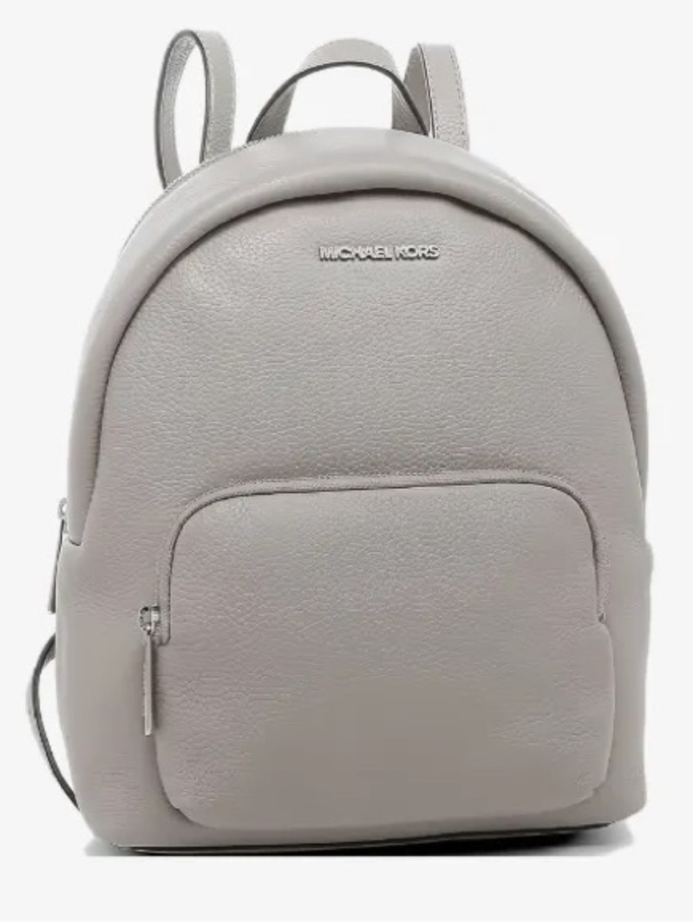 Michael Kors Light Beige Pebbled Leather Mini Backpack with Gold Hardware